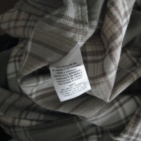 Ardene 100% Cotton Plaid Flannel Shirt M - Picture 14 of 14